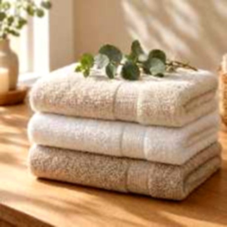 Fresh folded towels